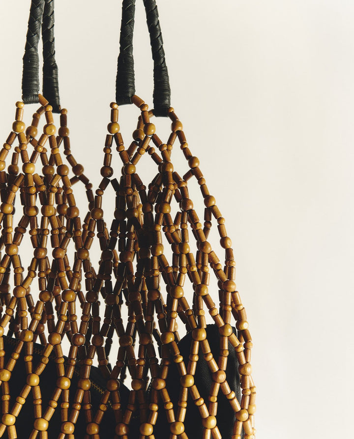 Yerse - Wooden Bead Bag