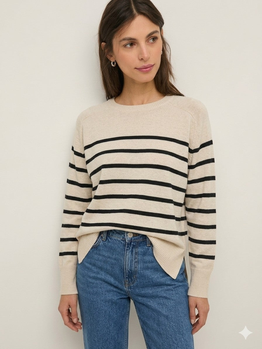 Yerse - Cashmere Blend Striped Jumper