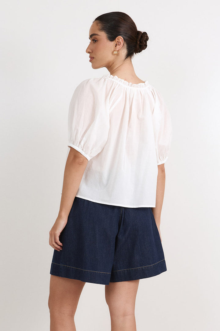 adorne - Coralie Pleat Detail Top
