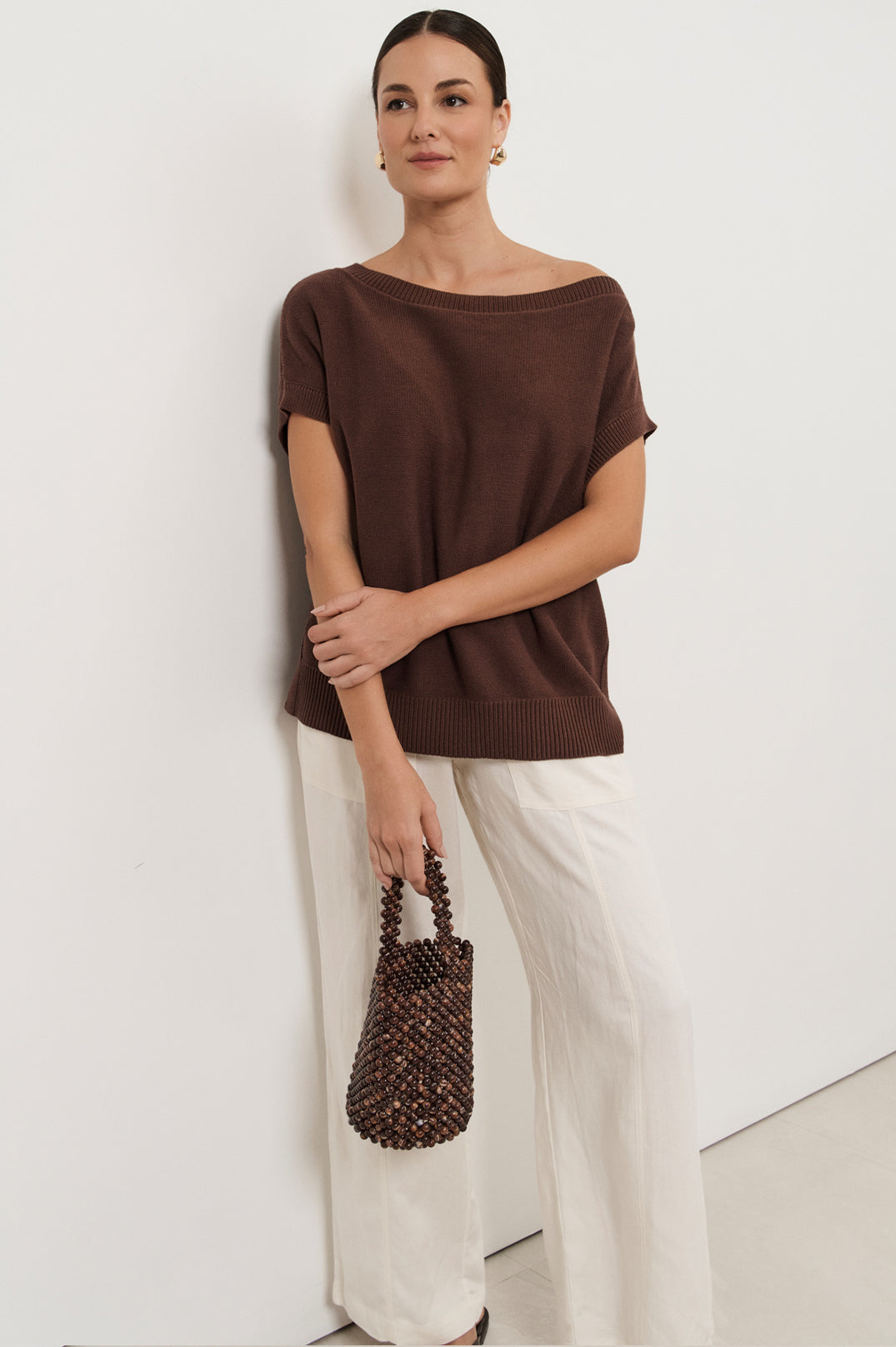 adorne - Marble Bead Mini Bag