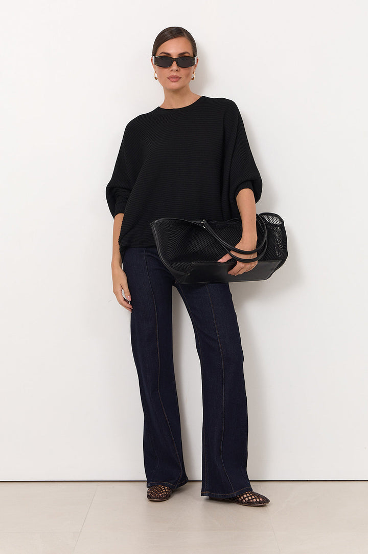 adorne - Marisol Batwing Knit Top