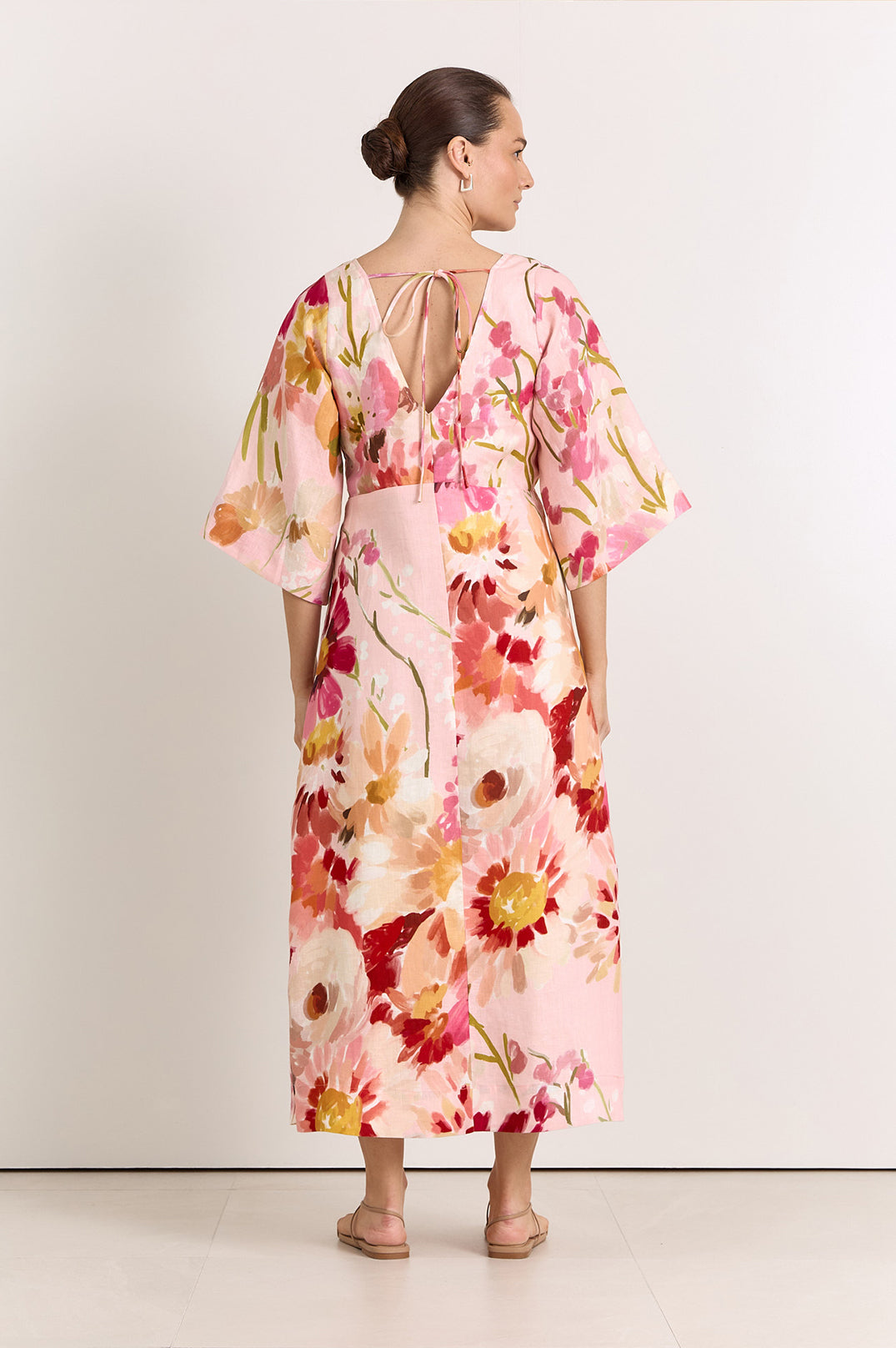 adorne - Odette Linen Midi Dress