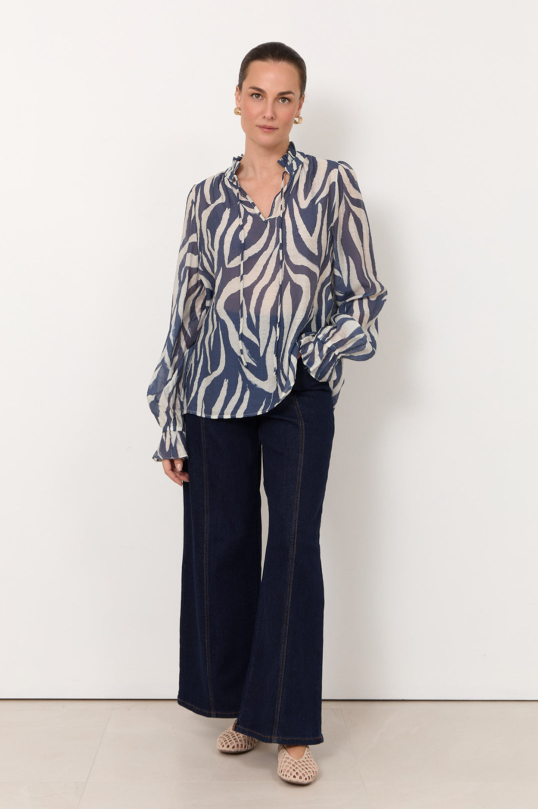 adorne - Sandra Long Sleeve Blouse