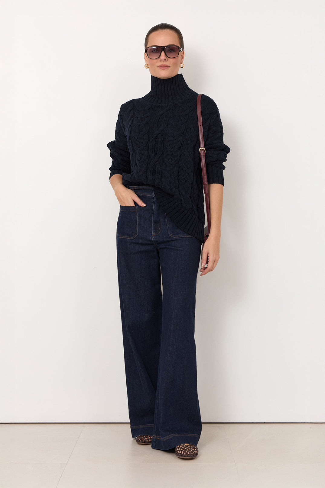 adorne - Tegan Cable Knit Jumper