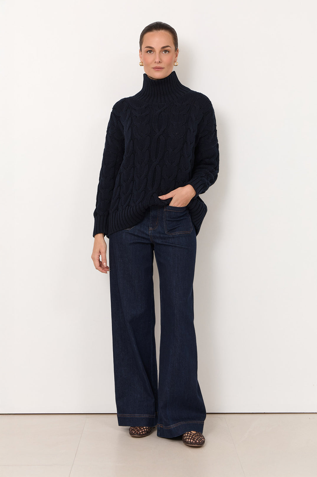 adorne - Tegan Cable Knit Jumper