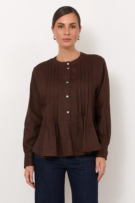 adorne - Thea Pleated Top