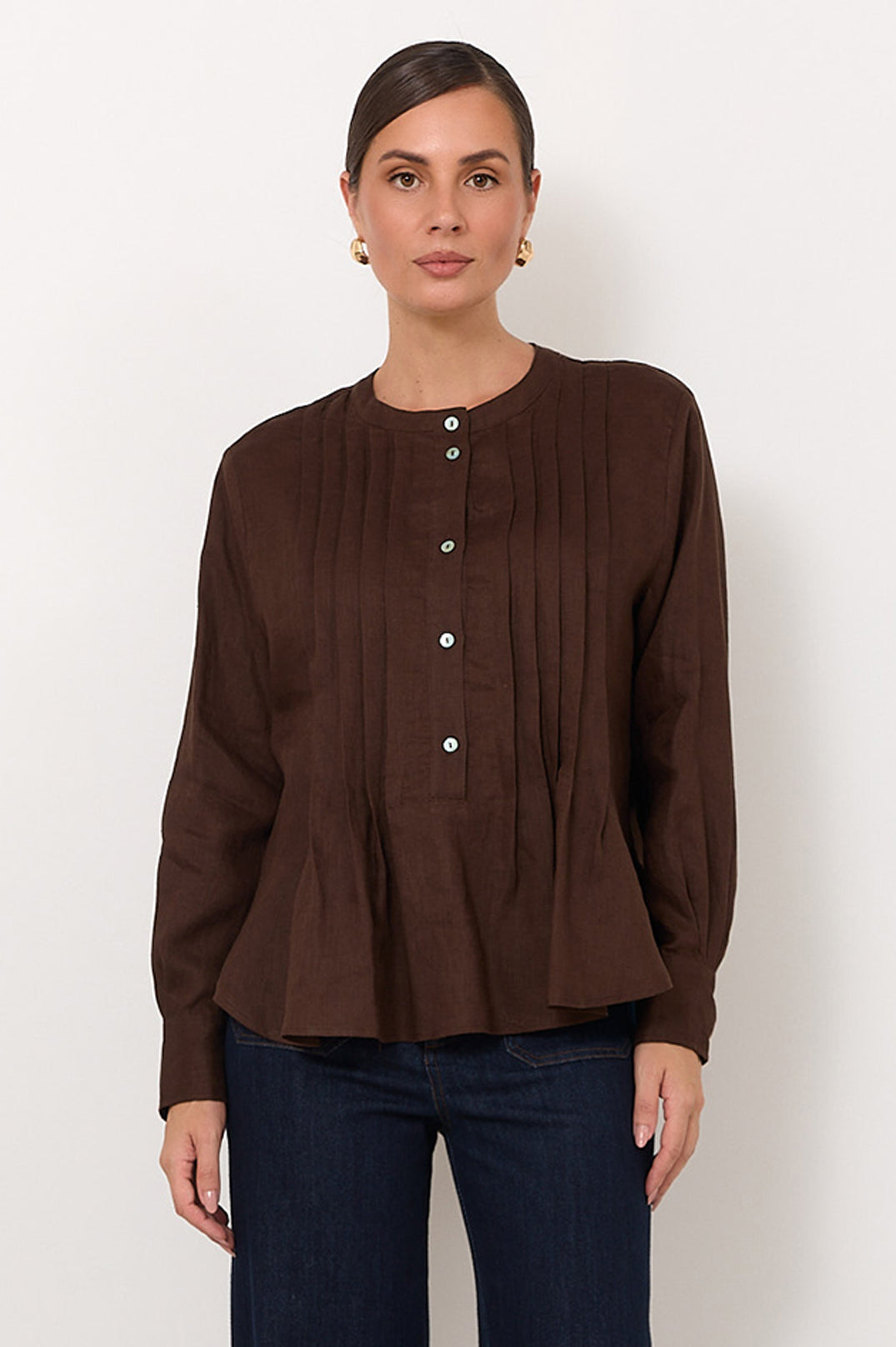 adorne - Thea Pleated Top