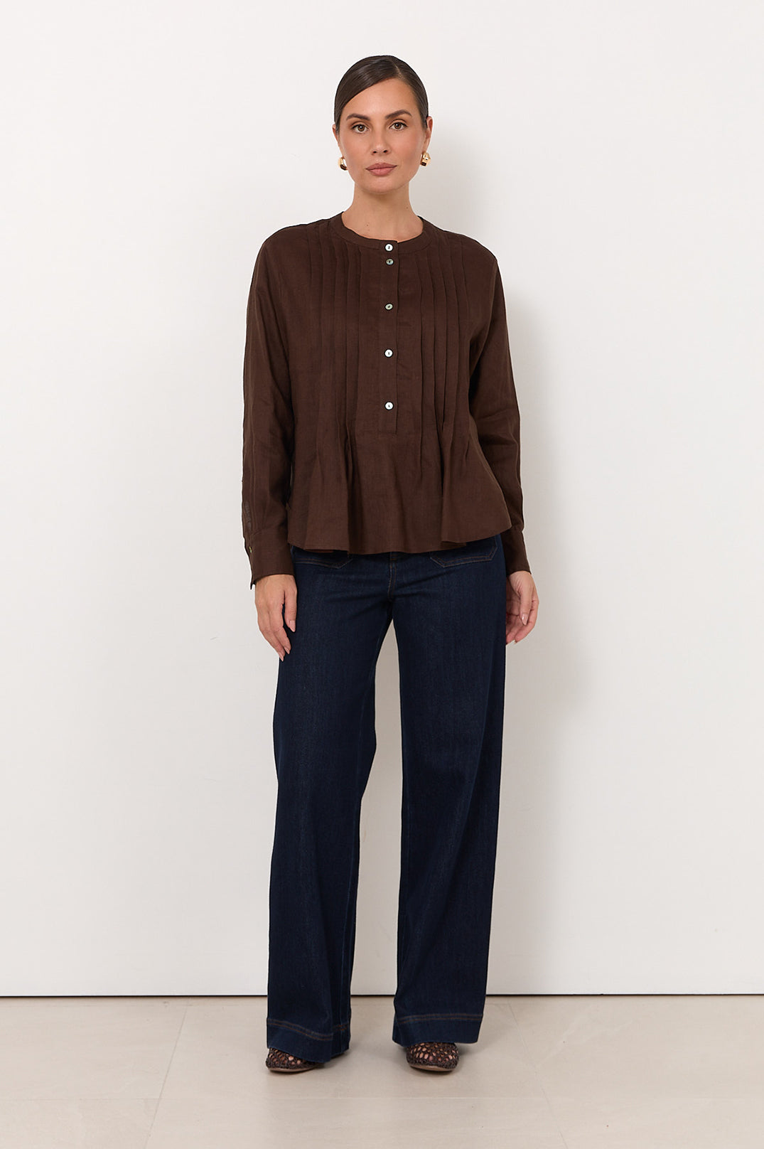 adorne - Thea Pleated Top