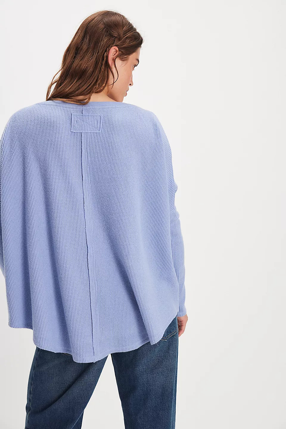 Free People - Latte Blues Solid Sweater