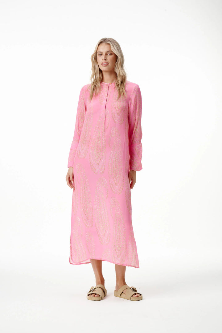 oneseason - Long Genie Viscose Dress Grand Paisley