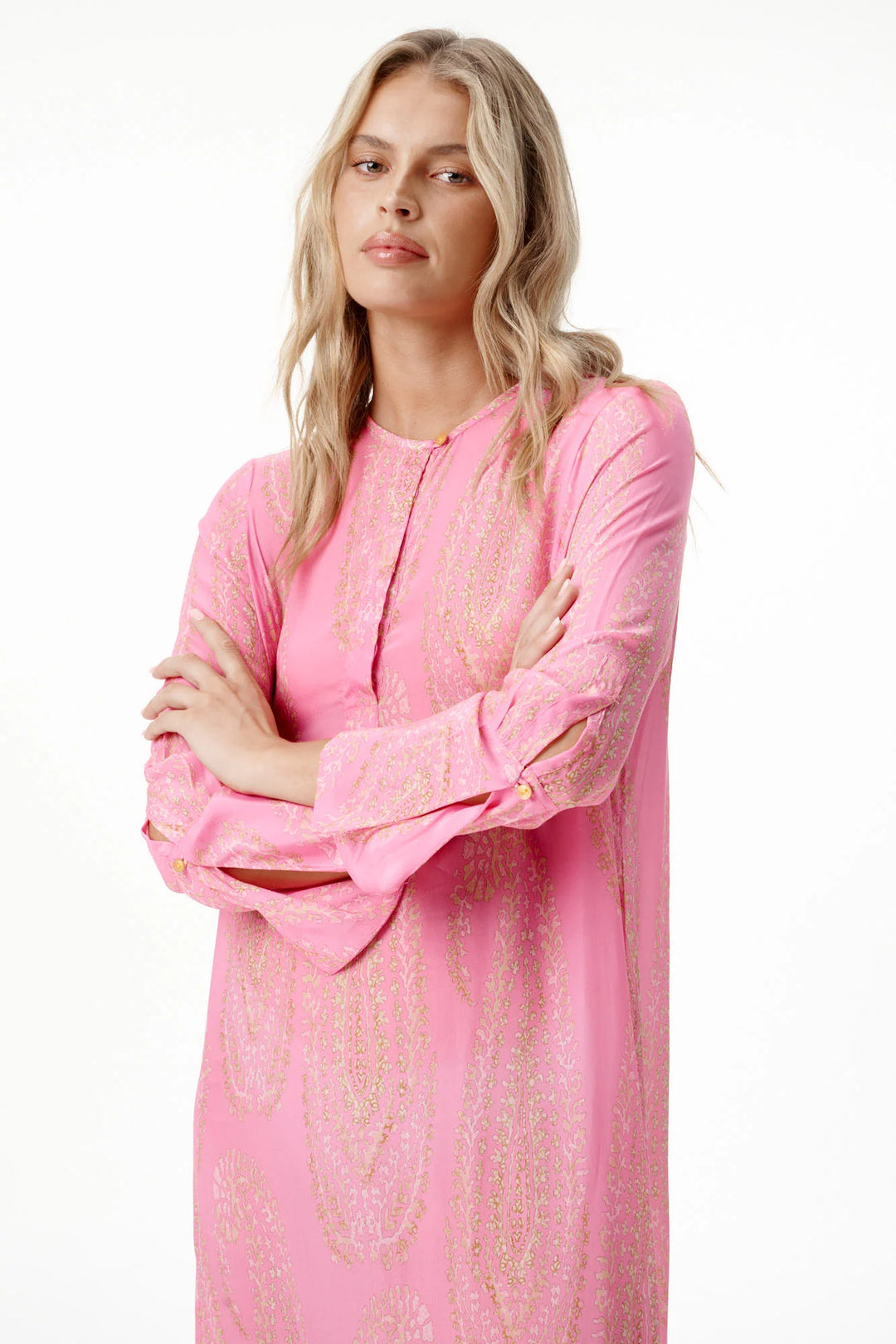 oneseason - Long Genie Viscose Dress Grand Paisley