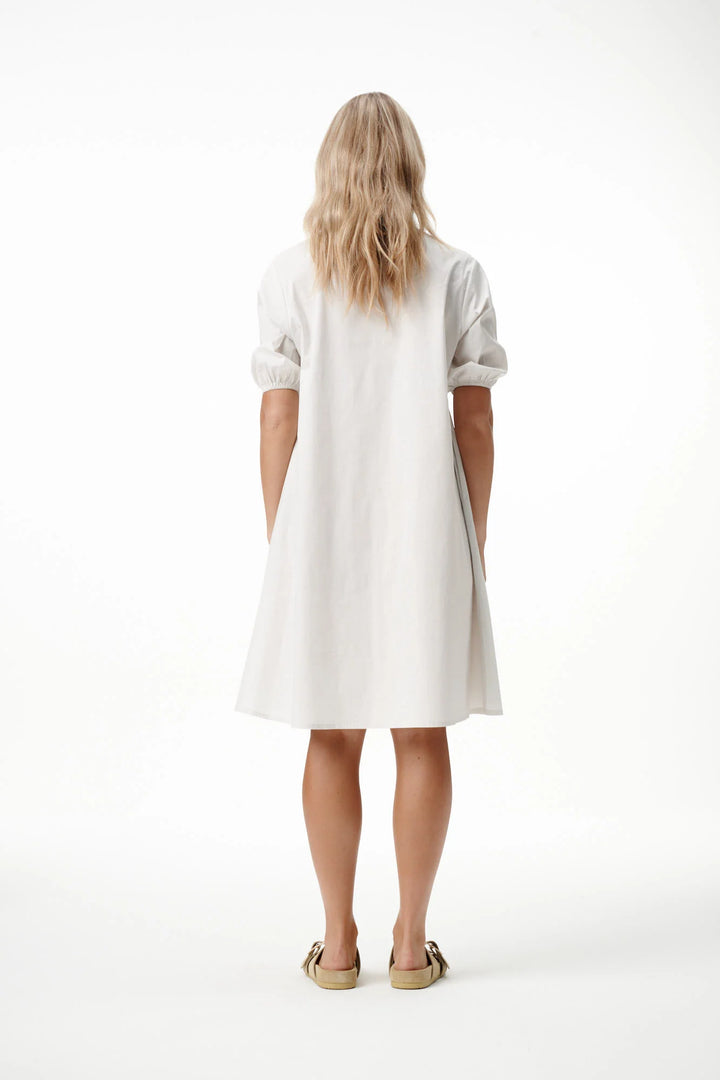 oneseason - Middy Grace Plain Cotton Luxe Dress