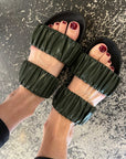 Emporio Italia - Leather Slide Sandals