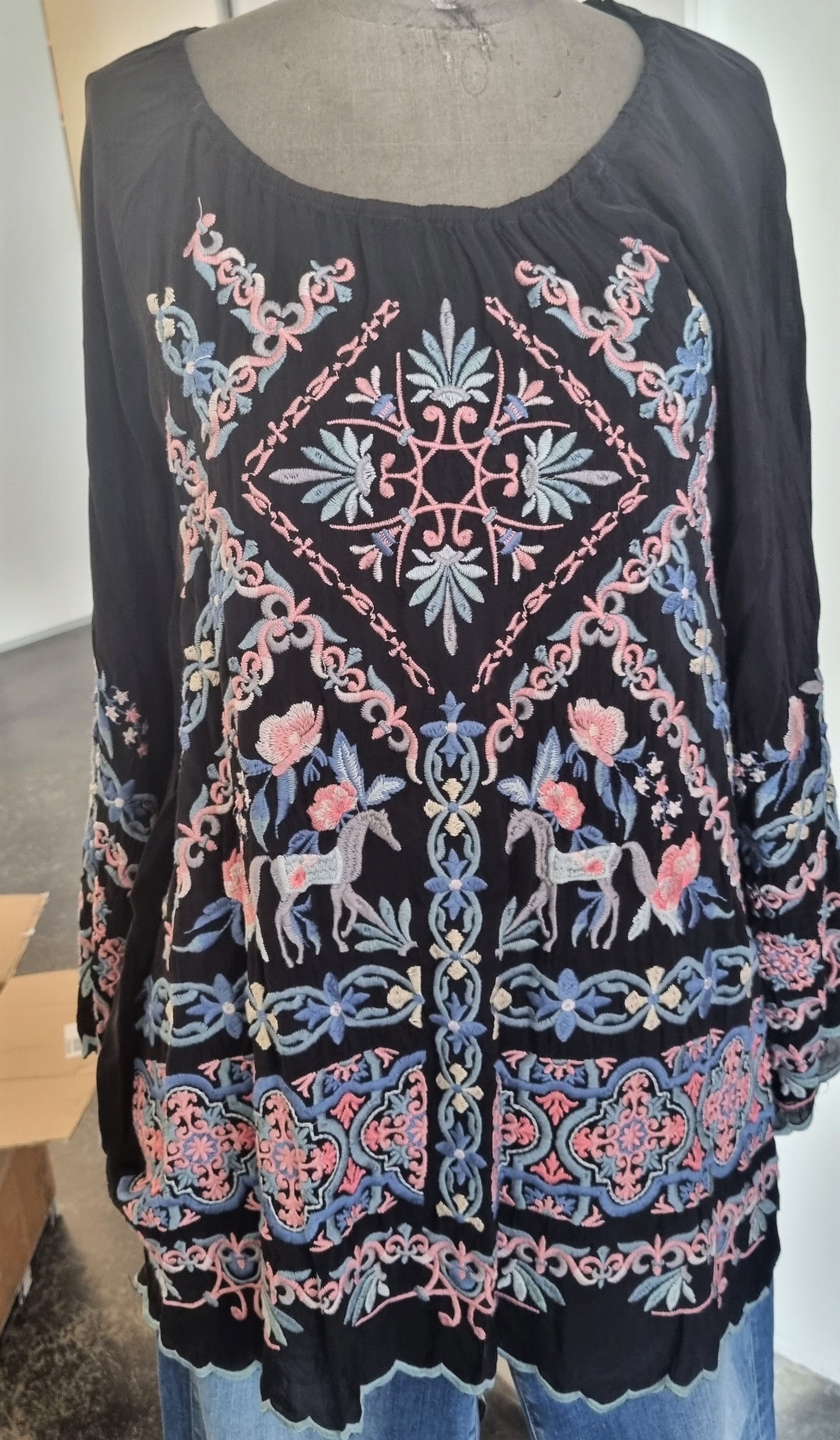 Johnny was sale tunic tops